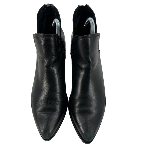 Blondo Waterproof Black Square Toe Heeled Ankle Boots Women's 10 M - Picture 4 of 16